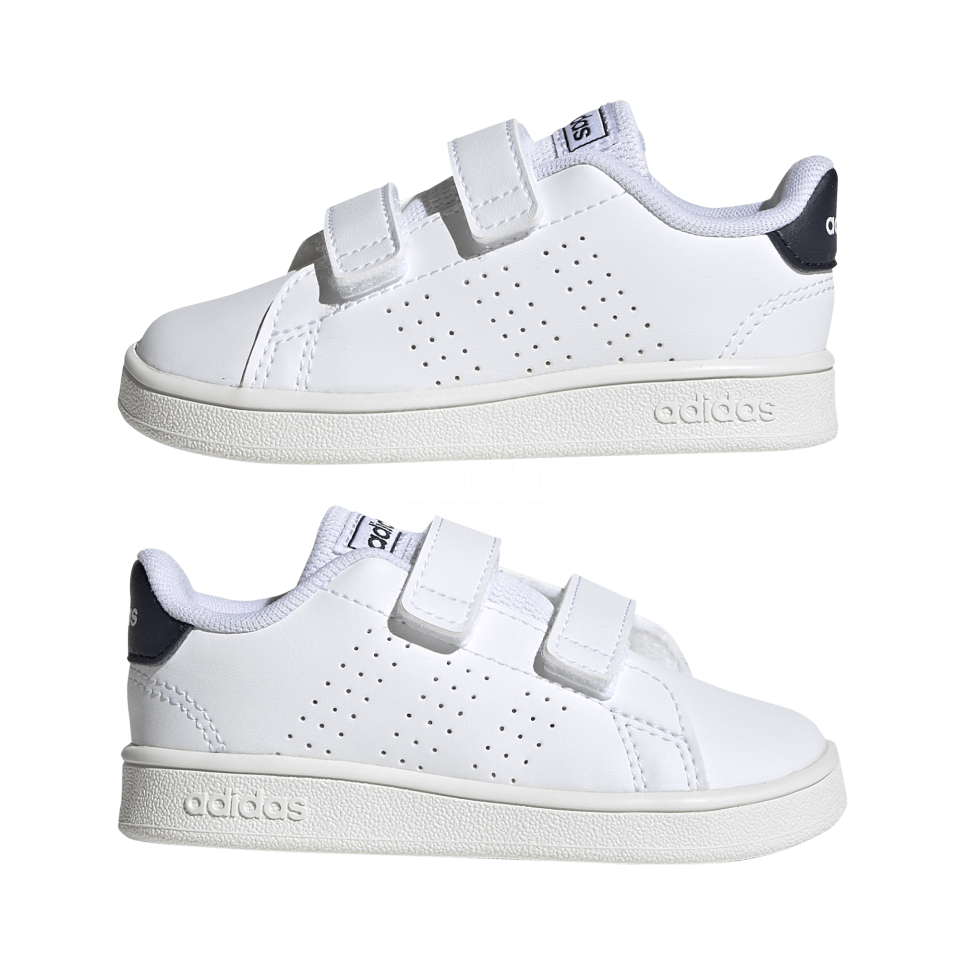 Adidas Advantage Sneakers White/Ink/Cloud White US Toddler Boy's Size FW2590 image 7